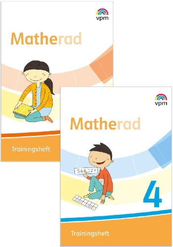 Buchcover und Innenansicht für das Buch: Matherad 3/4. Trainingsheft (Paket) Klasse 3/4