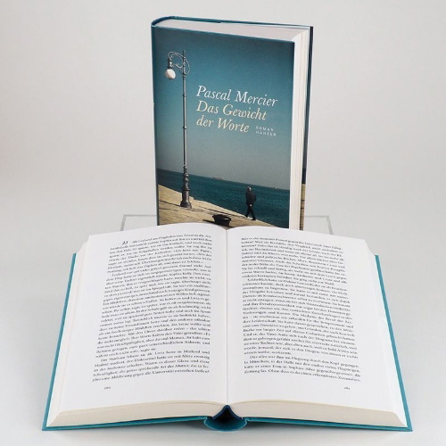 Buchcover und Innenansicht für das Buch: Das Gewicht der Worte