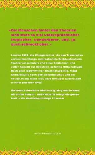 Buchcover und Innenansicht für das Buch: Antichristie