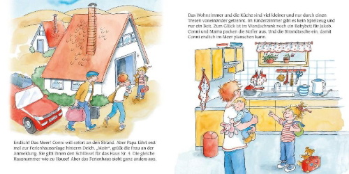 Buchcover und Innenansicht für das Buch: Meine Freundin Conni