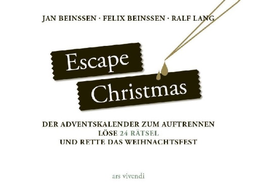 Buchcover und Innenansicht für das Buch: Escape Christmas