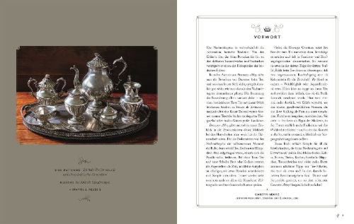 Buchcover und Innenansicht für das Buch: Das offizielle Buch. Downton Abbey Teatime