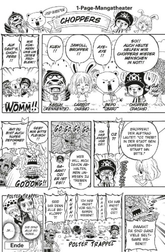 Buchcover und Innenansicht für das Buch: One Piece Party