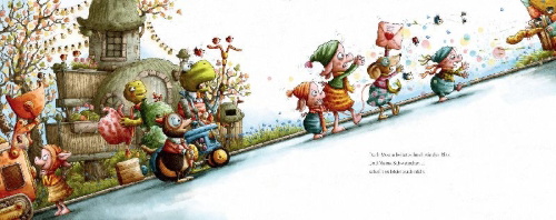 Buchcover und Innenansicht für das Buch: Miep und Mop - Eine kleine Liebesgeschichte