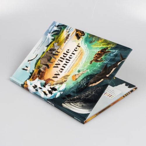 Buchcover und Innenansicht für das Buch: Wilde Wanderer
