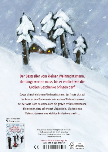 Buchcover und Innenansicht für das Buch: Der kleine Weihnachtsmann (Pappbilderbuch)