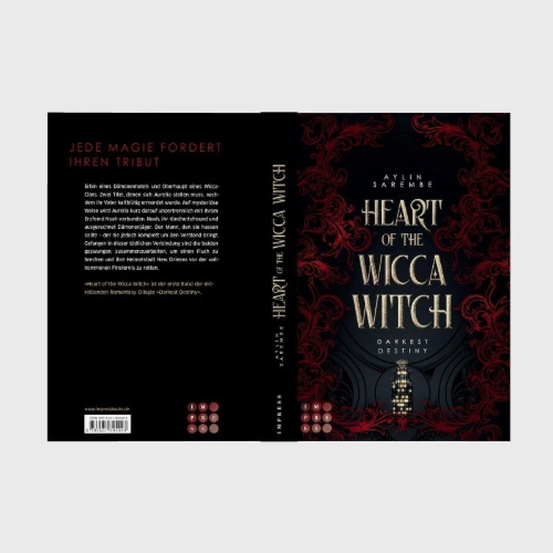 Buchcover und Innenansicht für das Buch: Heart of the Wicca Witch (Darkest Destiny 1)