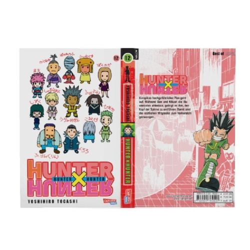 Buchcover und Innenansicht für das Buch: Hunter X Hunter