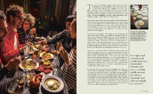 Buchcover und Innenansicht für das Buch: Abraham's Kitchen