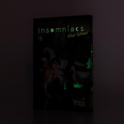 Buchcover und Innenansicht für das Buch: Kimi wa Houkago Insomnia