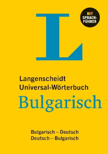 Buchcover und Innenansicht für das Buch: Langenscheidt Universal-Wörterbuch Bulgarisch