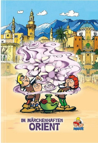 Buchcover und Innenansicht für das Buch: Im märchenhaften Orient - Flexcover