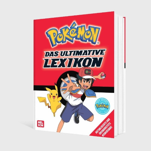 Buchcover und Innenansicht für das Buch: Pokémon Handbuch: Das ultimative Lexikon