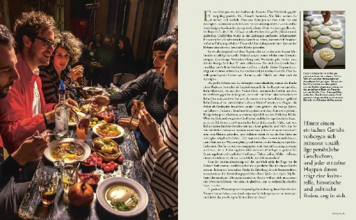 Buchcover und Innenansicht für das Buch: Abraham's Kitchen
