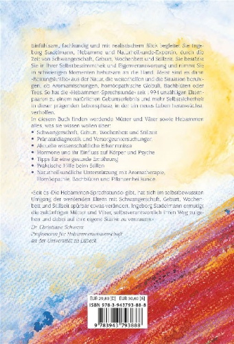 Buchcover und Innenansicht für das Buch: Die Hebammen-Sprechstunde