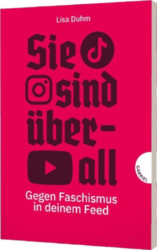 Buchcover und Innenansicht für das Buch: Sie sind überall