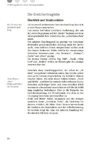 Buchcover und Innenansicht für das Buch: Lektürehilfen Johann Wolfgang von Goethe "Faust - Der Tragödie erster Teil"