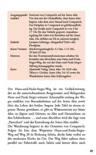 Buchcover und Innenansicht für das Buch: Gern zum Schlern