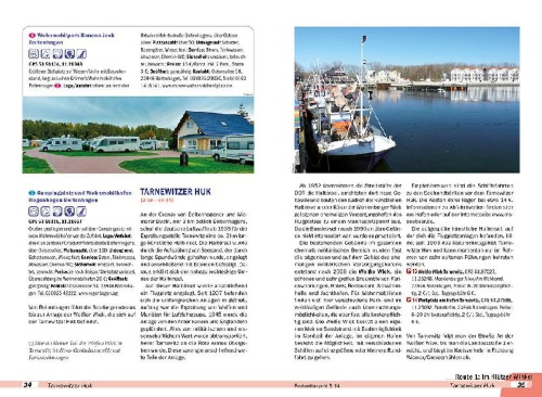 Buchcover und Innenansicht für das Buch: Reise Know-How Wohnmobil-Tourguide Ostseeküste Mecklenburg-Vorpommern mit Rügen und Usedom