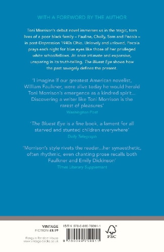 Buchcover und Innenansicht für das Buch: The Bluest Eye