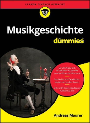 Buchcover und Innenansicht für das Buch: Musikgeschichte für Dummies