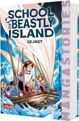 Buchcover und Innenansicht für das Buch: School of Beastly Island 3: Gejagt