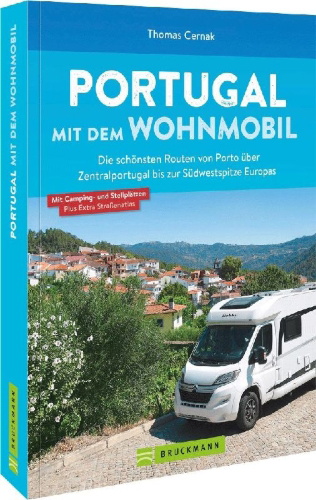 Buchcover und Innenansicht für das Buch: Portugal mit dem Wohnmobil