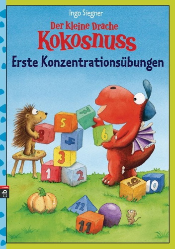 Buchcover und Innenansicht für das Buch: Der kleine Drache Kokosnuss - Erste Konzentrationsübungen