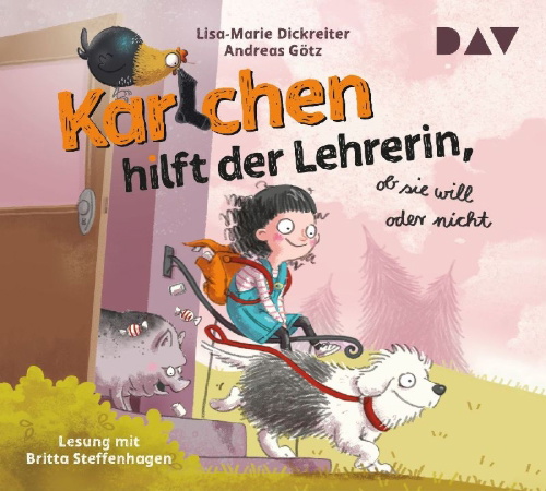 Buchcover und Innenansicht für das Buch: Karlchen hilft der Lehrerin, ob sie will oder nicht