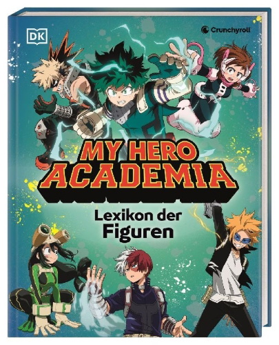 Buchcover und Innenansicht für das Buch: My Hero Academia Lexikon der Figuren