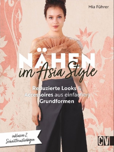 Buchcover und Innenansicht für das Buch: Nähen im Asia-Style