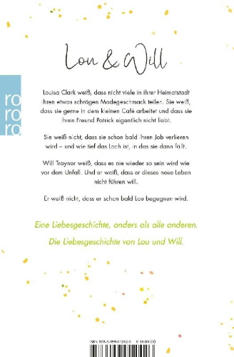 Buchcover und Innenansicht für das Buch: Me Before You