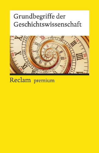 Buchcover und Innenansicht für das Buch: Grundbegriffe der Geschichtswissenschaft