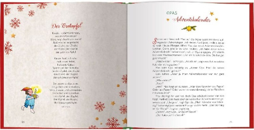 Buchcover und Innenansicht für das Buch: Wir freuen uns auf Weihnachten