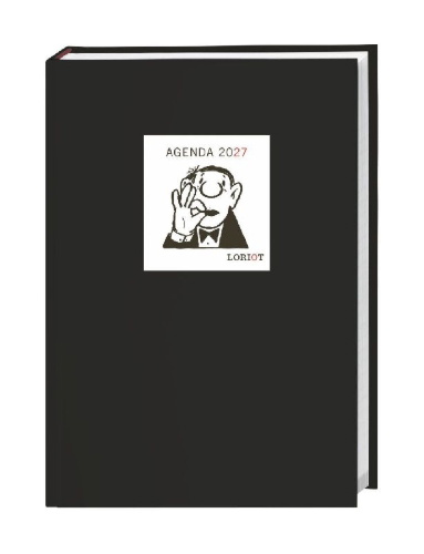 Buchcover und Innenansicht für das Buch: Loriot Agenda A5 2027