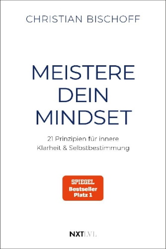 Buchcover und Innenansicht für das Buch: Meistere dein Mindset
