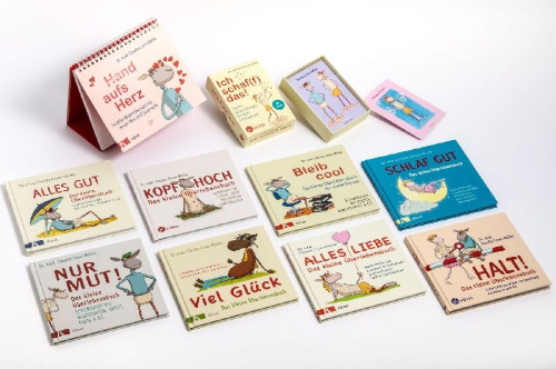 Buchcover und Innenansicht für das Buch: Alles gut - Das kleine Überlebensbuch