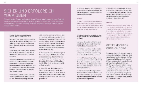 Buchcover und Innenansicht für das Buch: Yoga für Kinder (mit DVD)