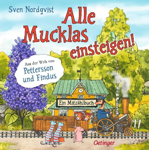 Buchcover und Innenansicht für das Buch: Alle Mucklas einsteigen!