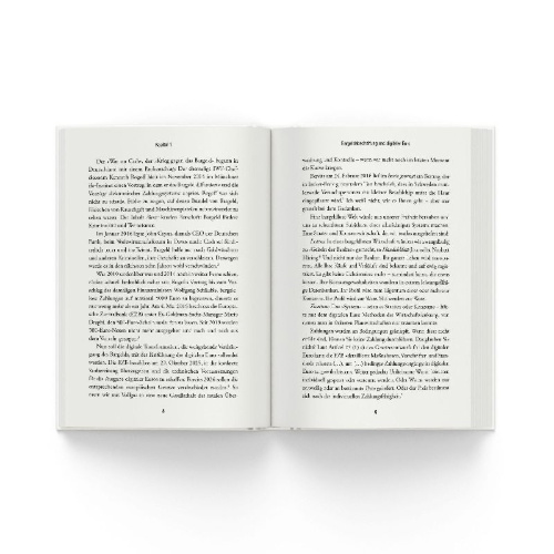 Buchcover und Innenansicht für das Buch: Rettet unser Bargeld
