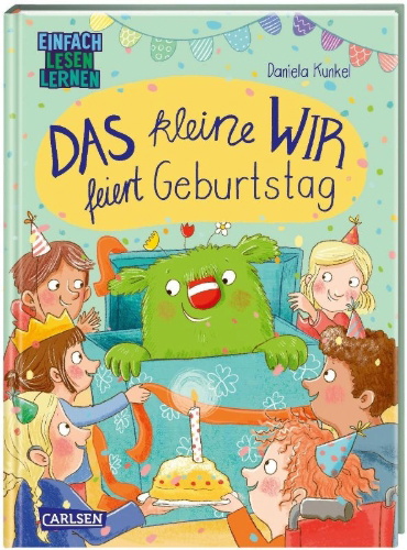 Buchcover und Innenansicht für das Buch: Das kleine WIR feiert Geburtstag