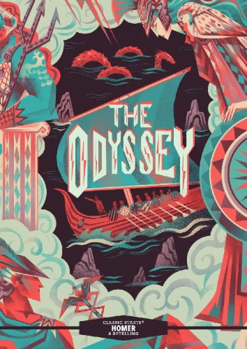 Buchcover und Innenansicht für das Buch: Classic Starts®: The Odyssey