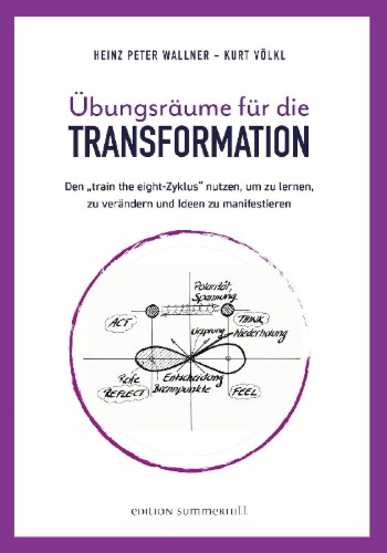 Buchcover und Innenansicht für das Buch: Übungsräume für die TRANSFORMATION