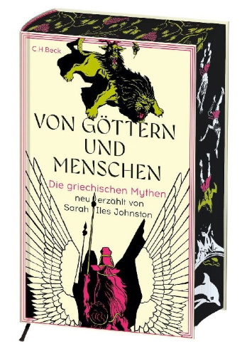 Buchcover und Innenansicht für das Buch: Gods And Mortals. Ancient Greek Myths for Modern Readers