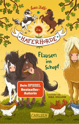 Buchcover und Innenansicht für das Buch: Die Haferhorde 1: Flausen im Schopf