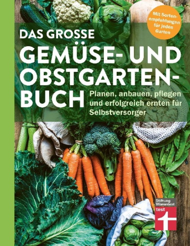 Buchcover und Innenansicht für das Buch: Das große Gemüse- und Obstgartenbuch
