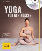 Buchcover und Innenansicht für das Buch: Yoga für den Rücken (mit DVD)