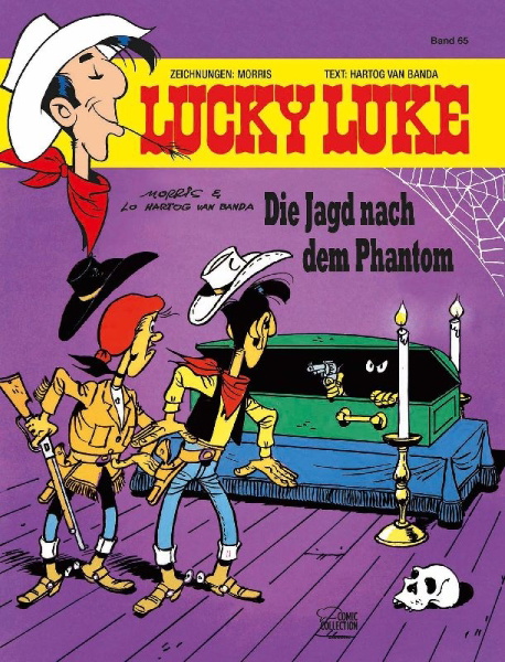 Buchcover und Innenansicht für das Buch: Lucky Luke 30: Chasse aux phantômes