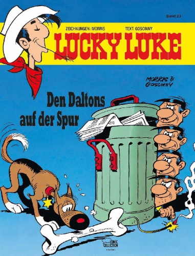 Buchcover und Innenansicht für das Buch: Lucky Luke 17: Sur la piste des Dalton