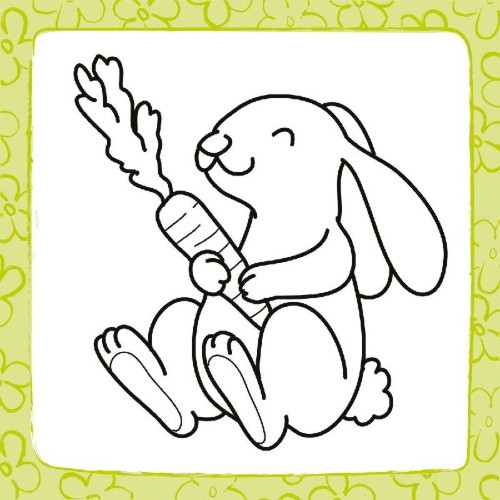 Buchcover und Innenansicht für das Buch: Mein allererstes Kritzelmalbuch Ostern